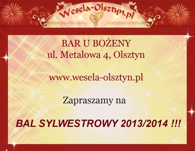 Bal Sylwestrowy 2013 Olsztyn